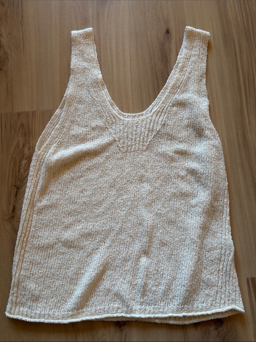 Madewell Women’s Cream Knit Tank Top